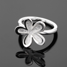 Silver flower jewellery Mauritius