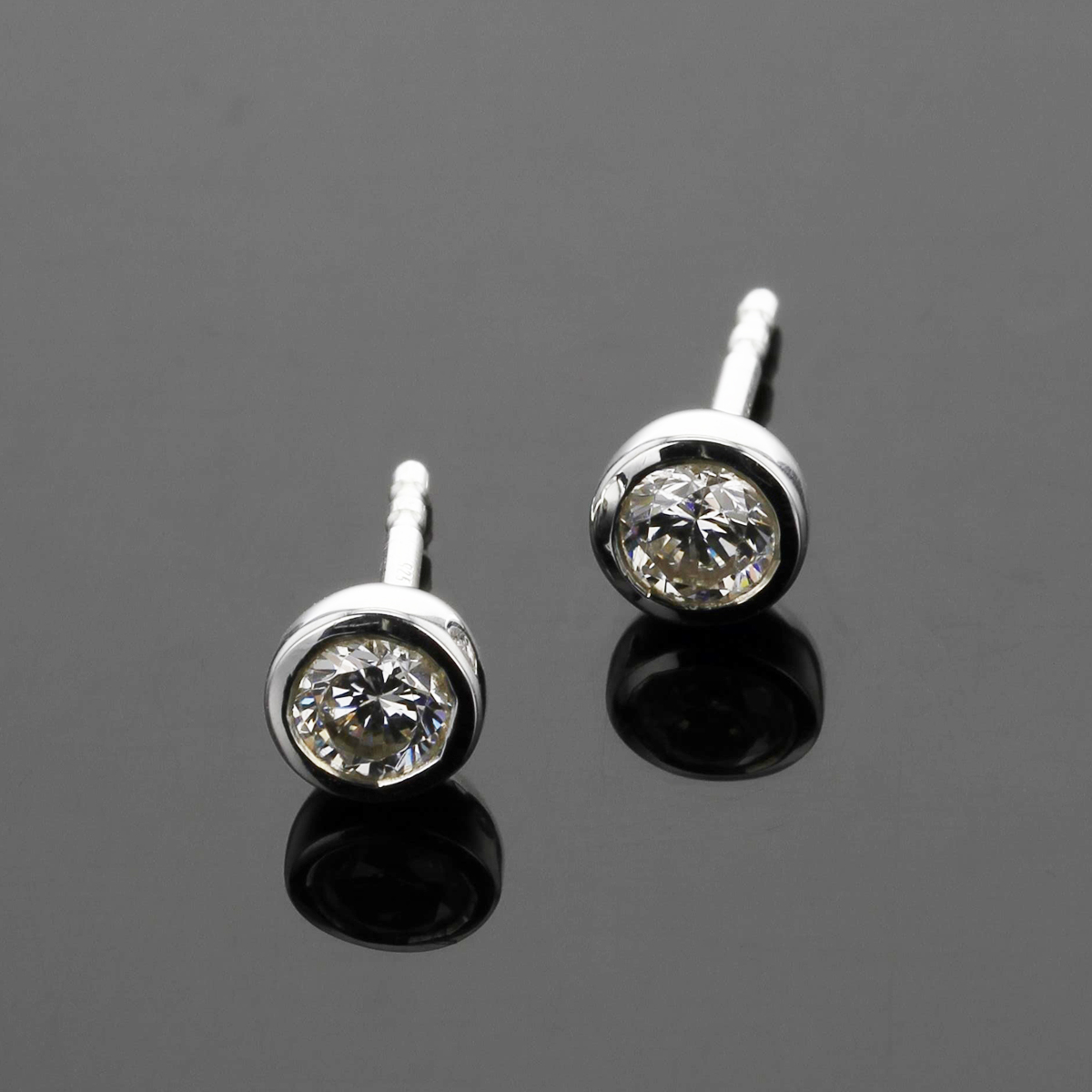 Sterling silver studs made in Mauritius