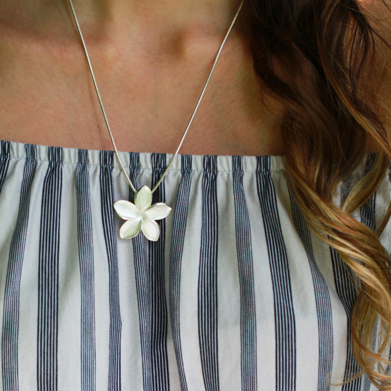 Frangipani jewellery collection Mauritius zea design
