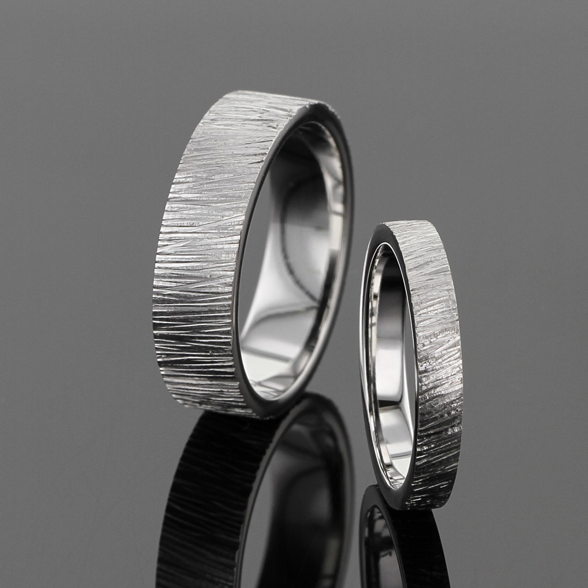 Custom designed wedding rings Mauritius