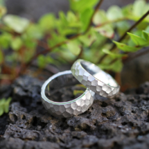 Silver couple rings, Mauritius