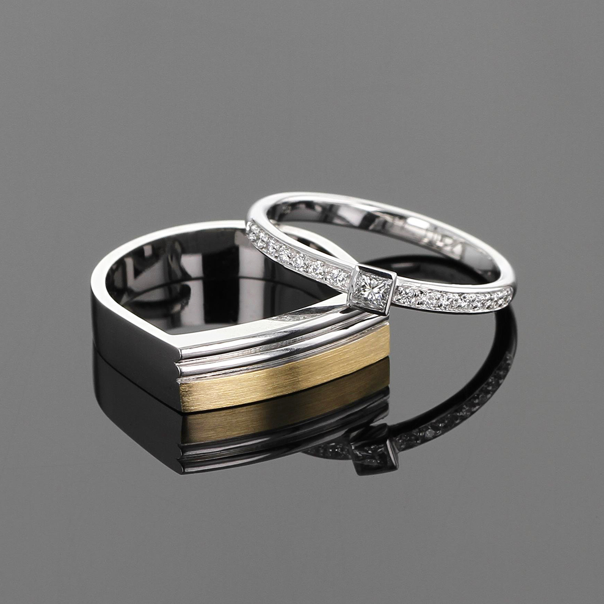 Custom designed engagement rings Mauritius