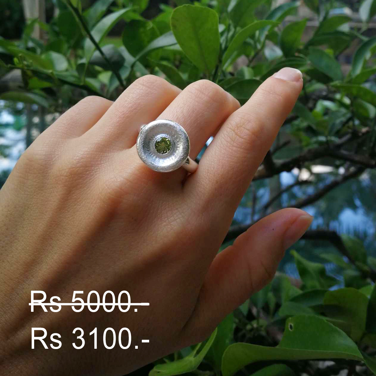 Silver ring on promotion - Mauritius