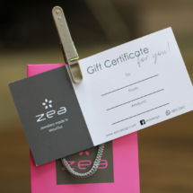 Jewellery gift vouchers