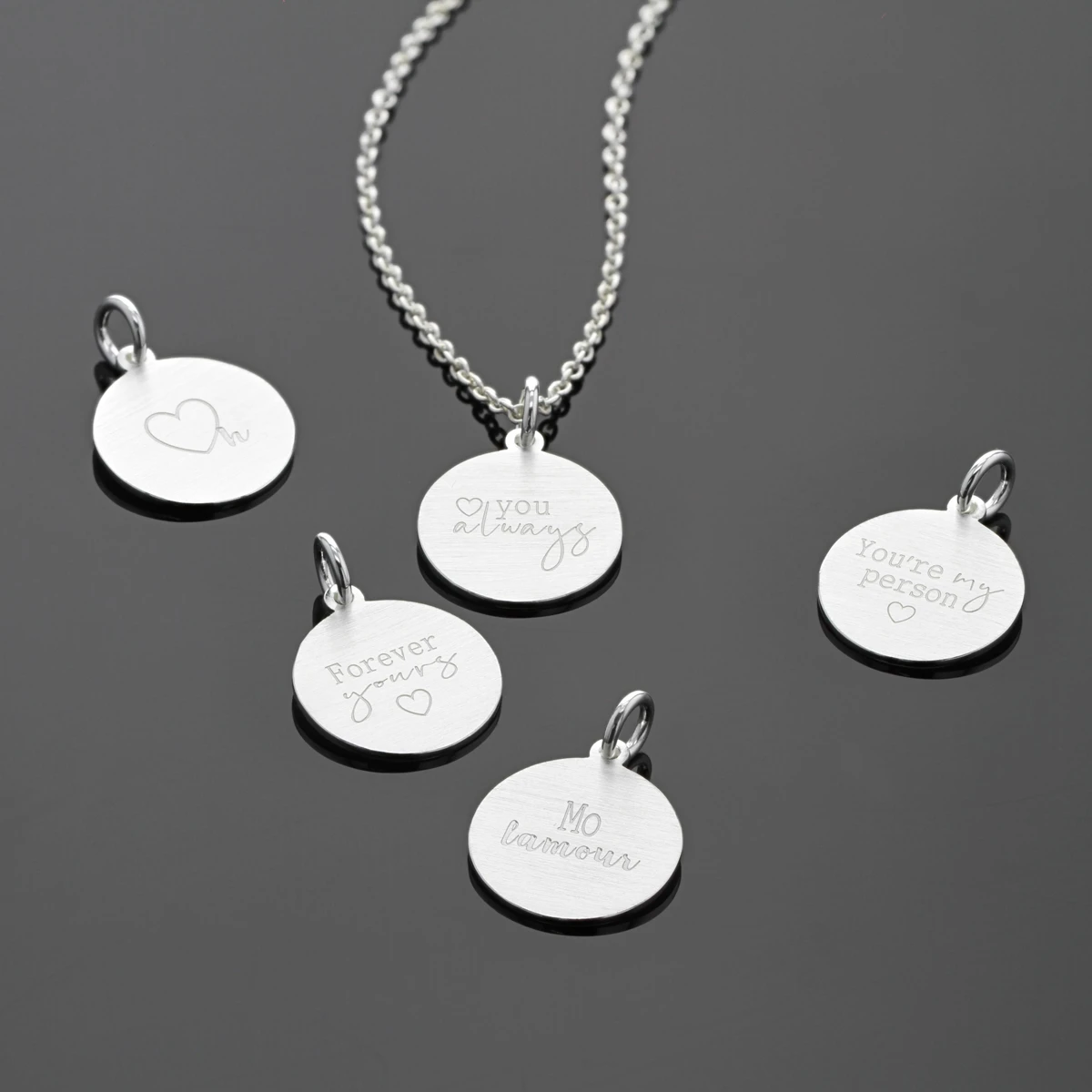 Personalised silver jewellery Mauritius