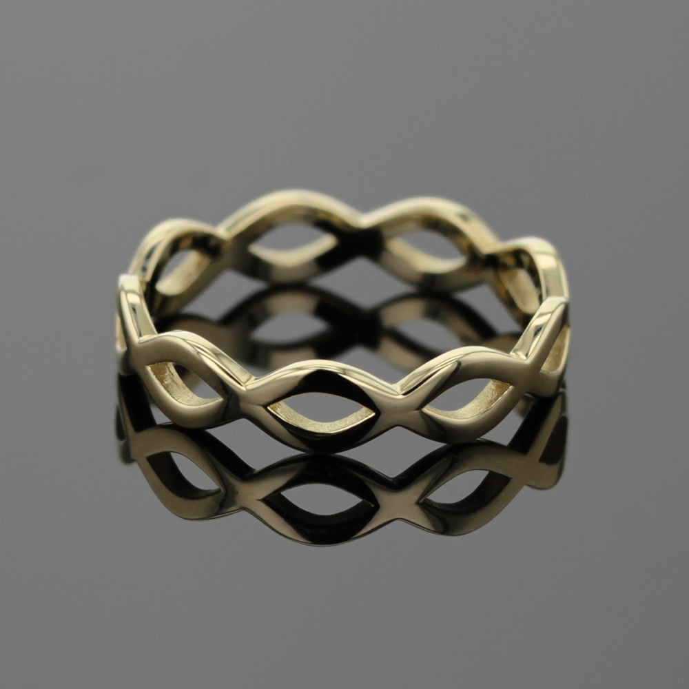 9ct yellow gold eternity ring
