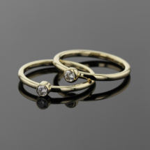 9ct gold &amp; diamond rings