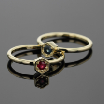 9ct yellow gold rings