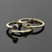 9ct yellow gold rings