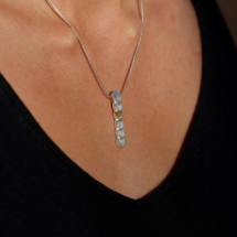 Silver-gold pendant