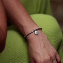Sterling silver sea urchin charm Sea urchin charm in sterling silver