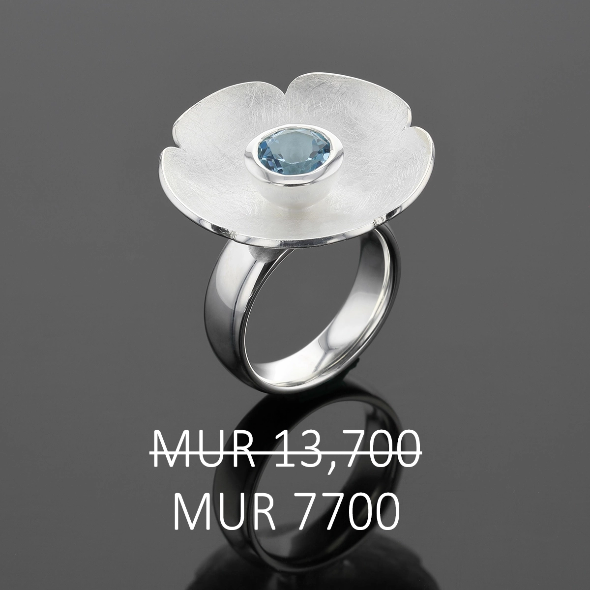 Flower ring on sale