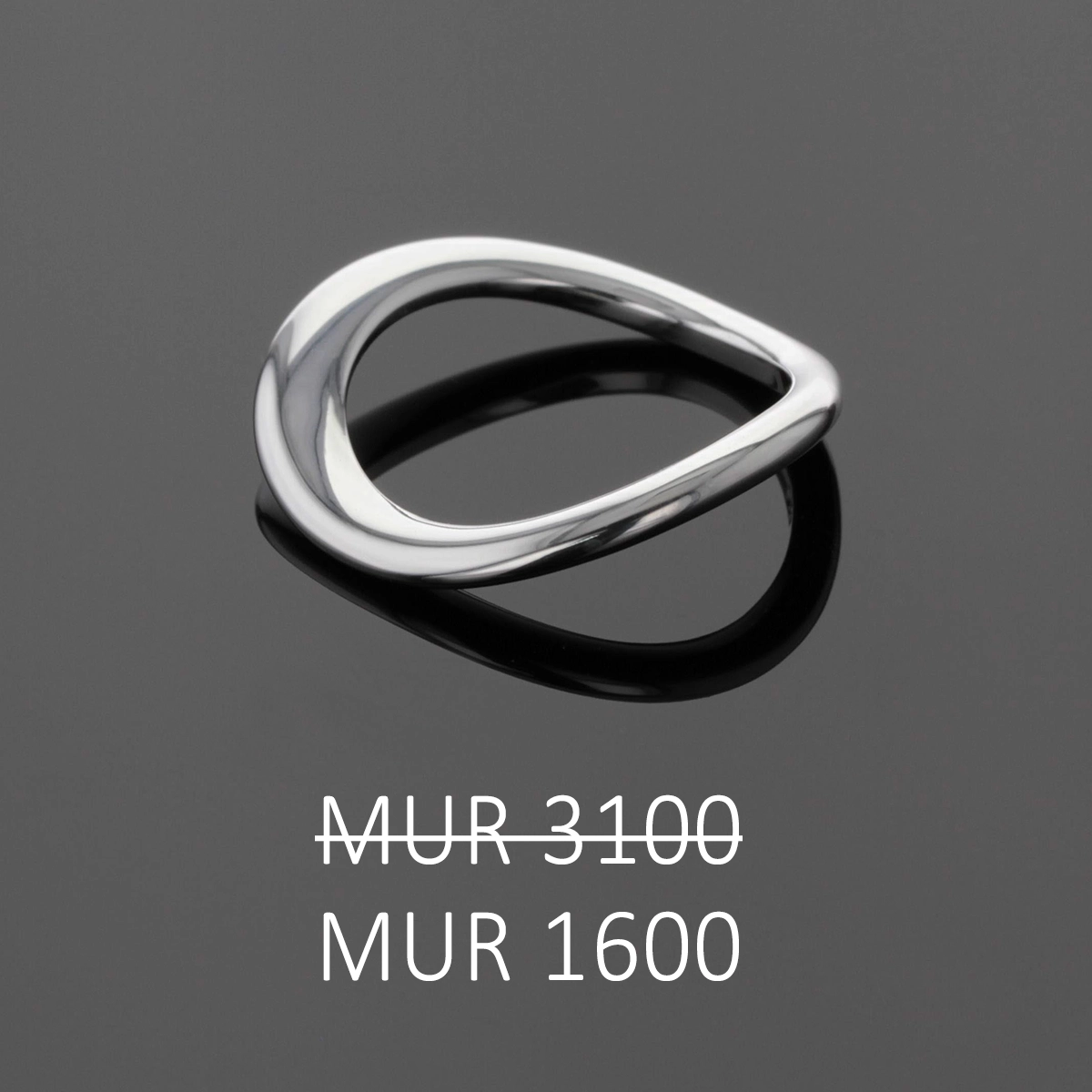 Polished ring on sale