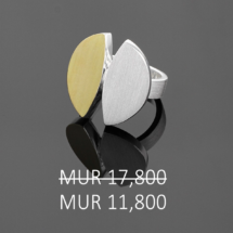 Silver-gold ring on sale