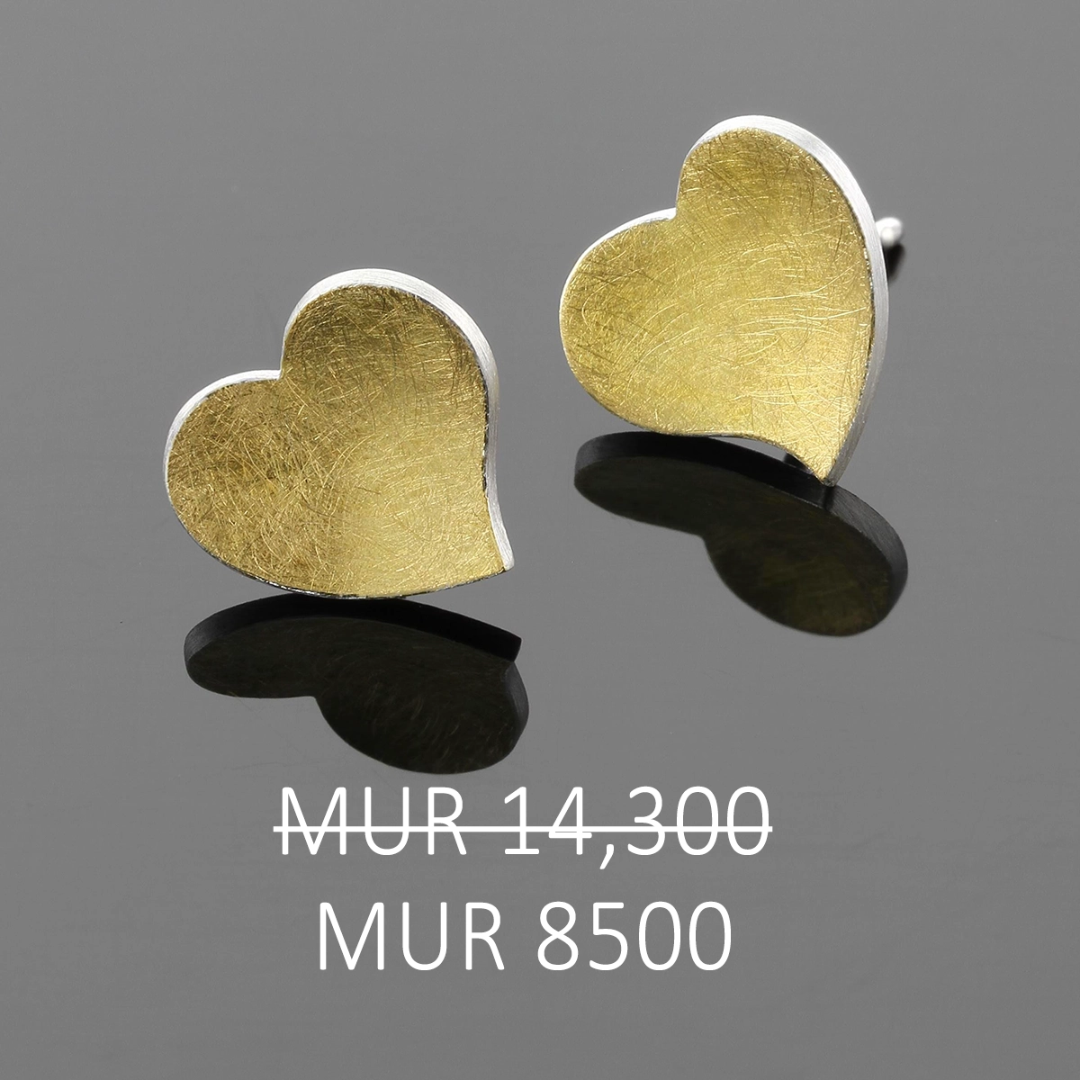 Heart earrings on sale