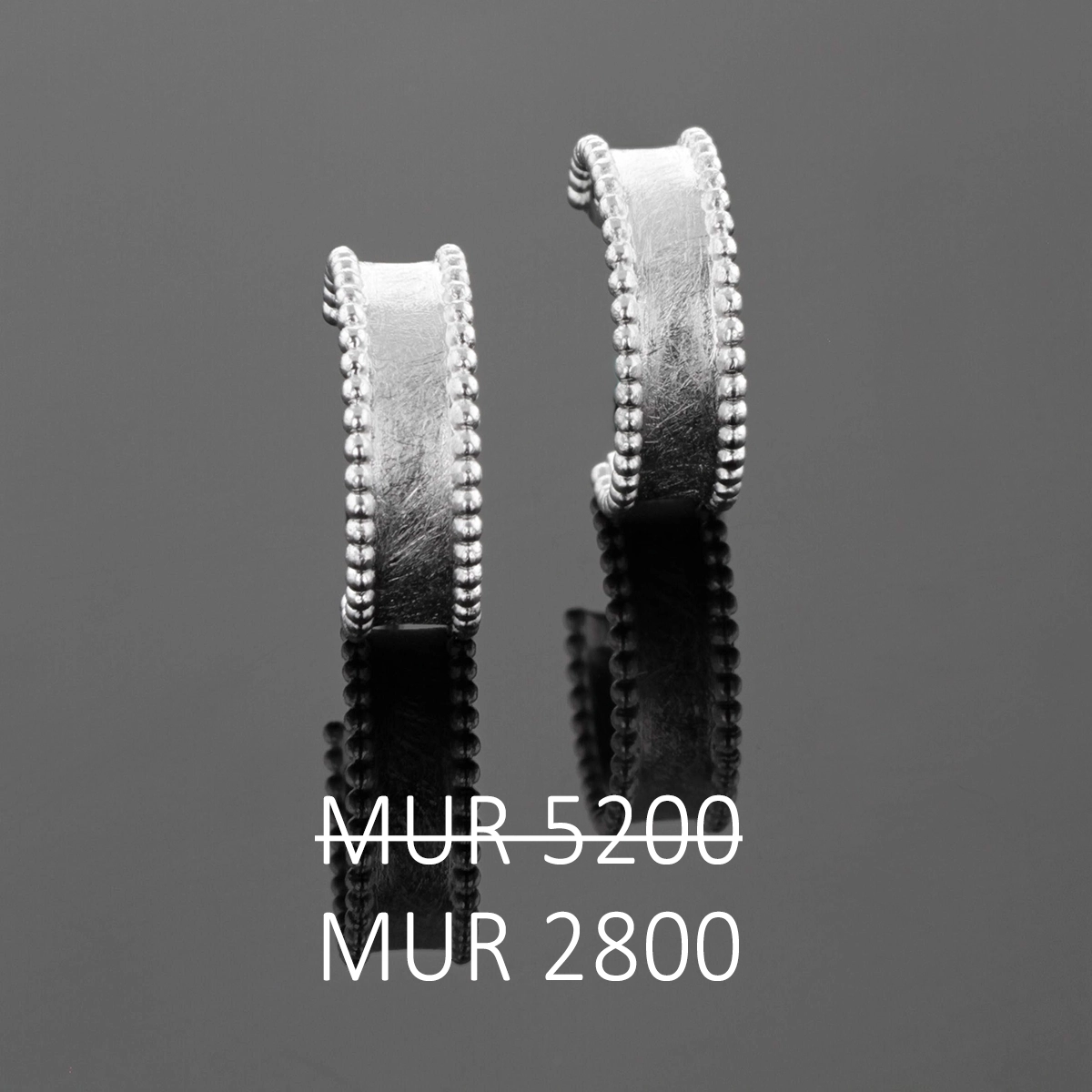 Silver earrings on sale