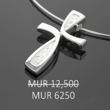 Silver cross pendant on sale