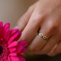 9ct yellow gold eternity ring