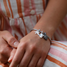 Charms Mauri mixed Mauritius charms in silver