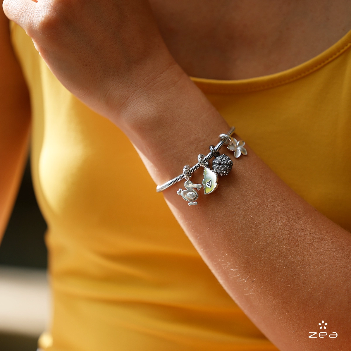 Silver charms made in Mauritius