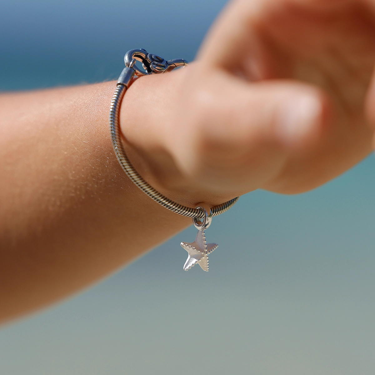 Sterling silber seastar charm